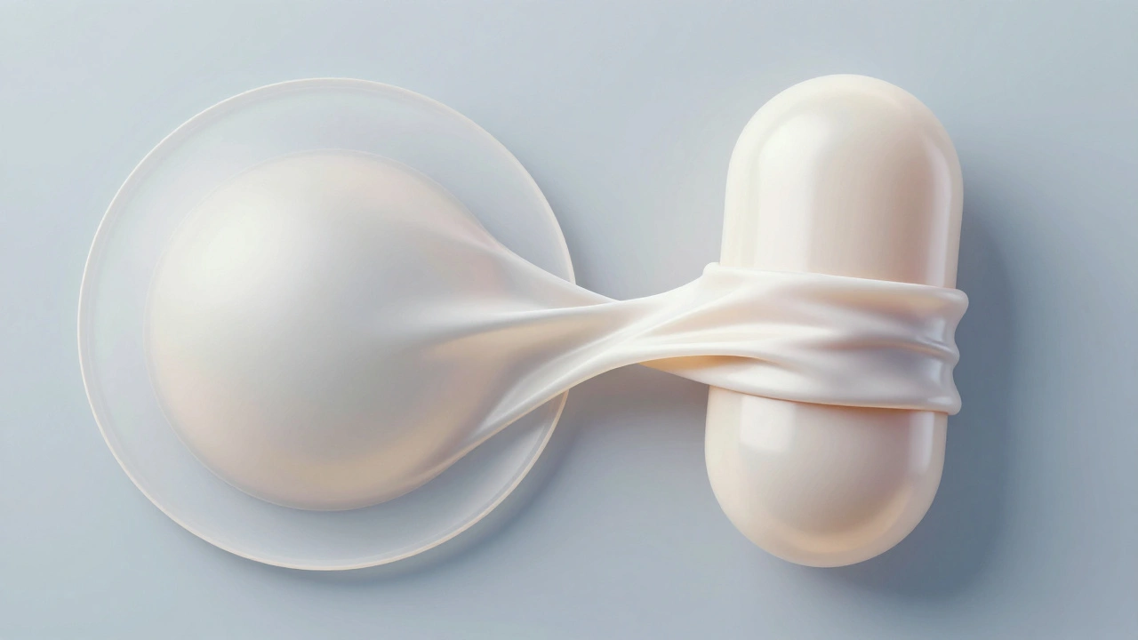 Měkká a ztuhlá kapsule obklopující implantát – porovnání zdravé a patologické reakce