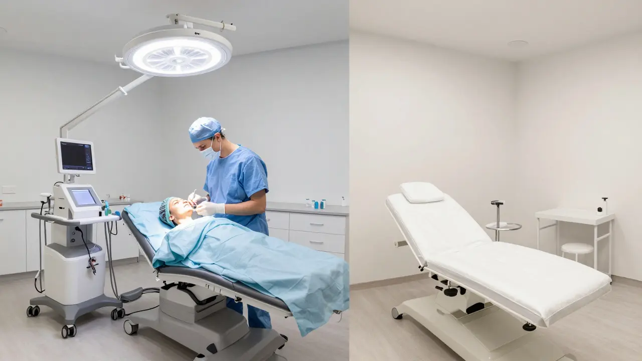 Kliniky v Praze a Brně s chirurgy provádějícími mini facelift v různých prostředích