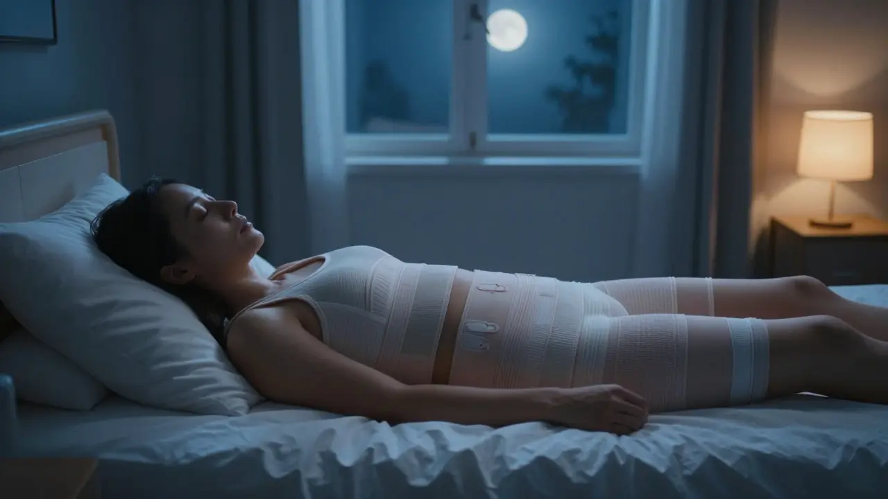 Klidný spánek v pooperačním období s kompresním prádlem