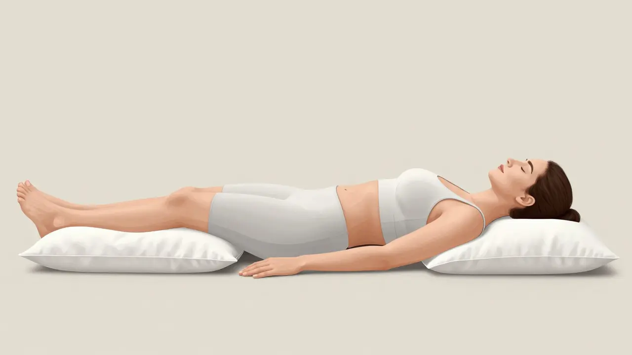 Správné uspořádání polštářů pro pooperační spánek