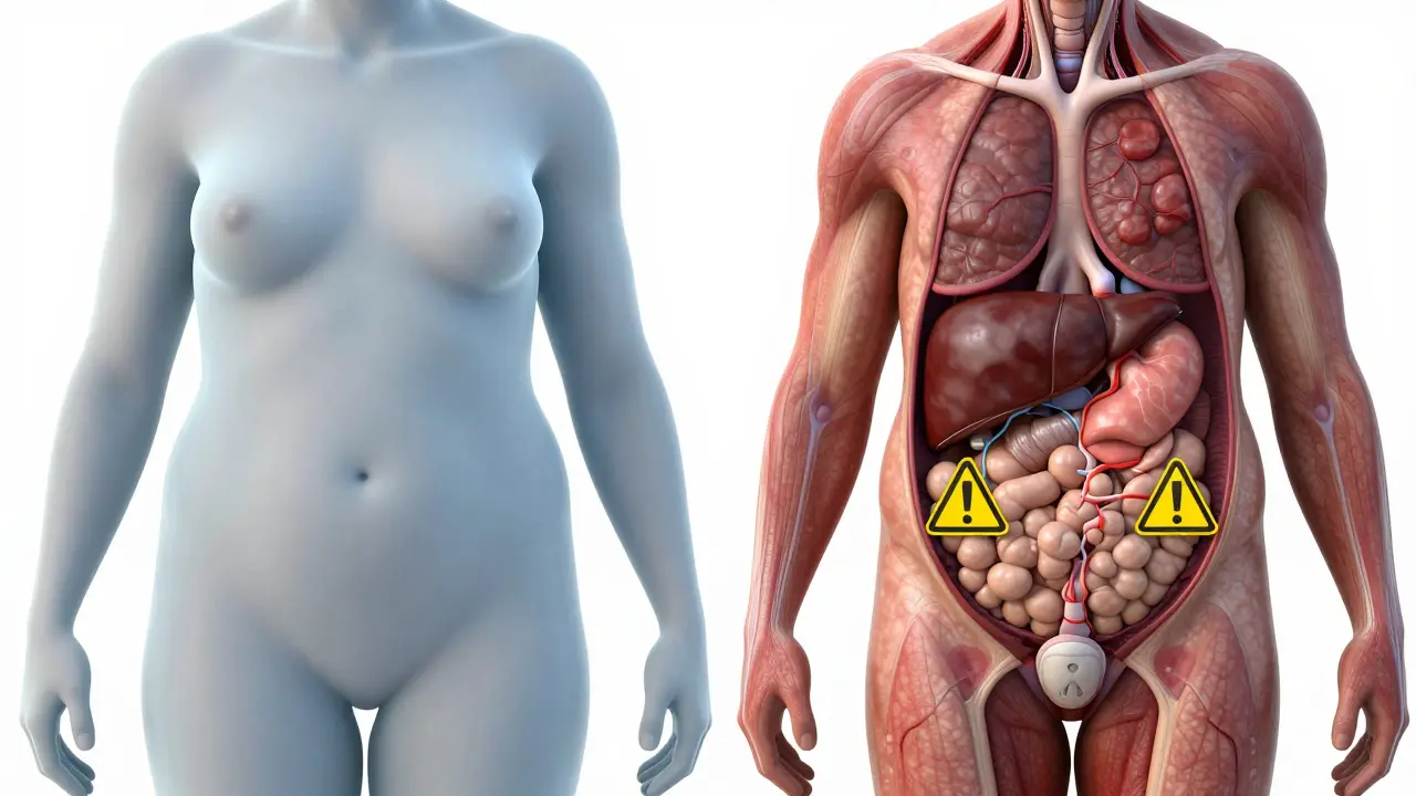 Anatomické srovnání vhodných a nevhodných kandidátů na operaci
