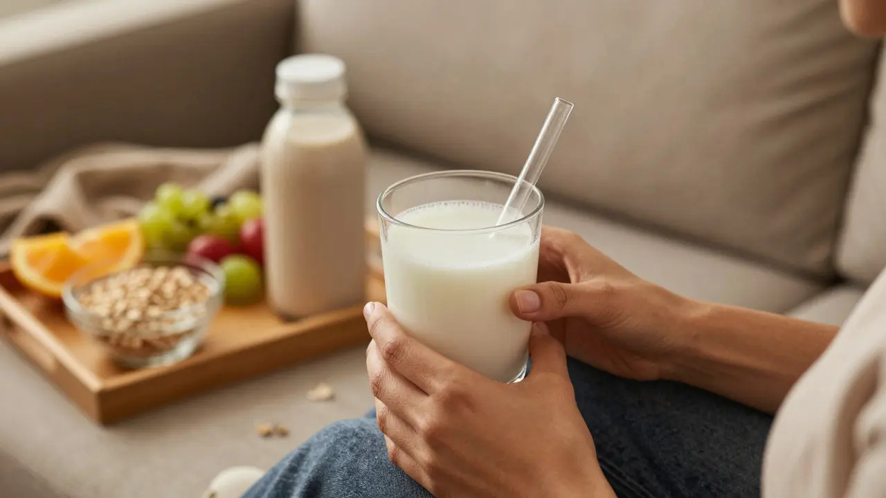 Hydratace a lehká výživa během rekonvalescence